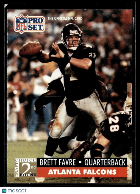 1991 PRO SET DRAFT CHOICE BRETT FAVRE FALCONS