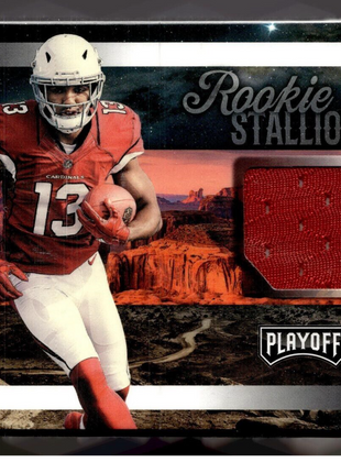 2018 PLAYOFF ROOKIE STALLIONS JERSEY RELIC CHRISTIAN KIRK CARDINALS