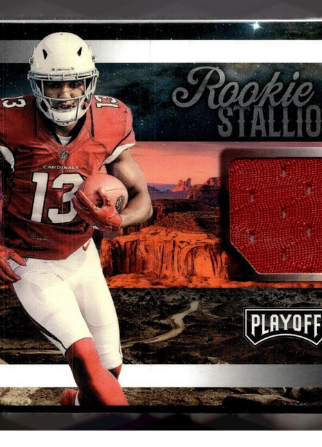 2018 PLAYOFF ROOKIE STALLIONS JERSEY RELIC CHRISTIAN KIRK CARDINALS