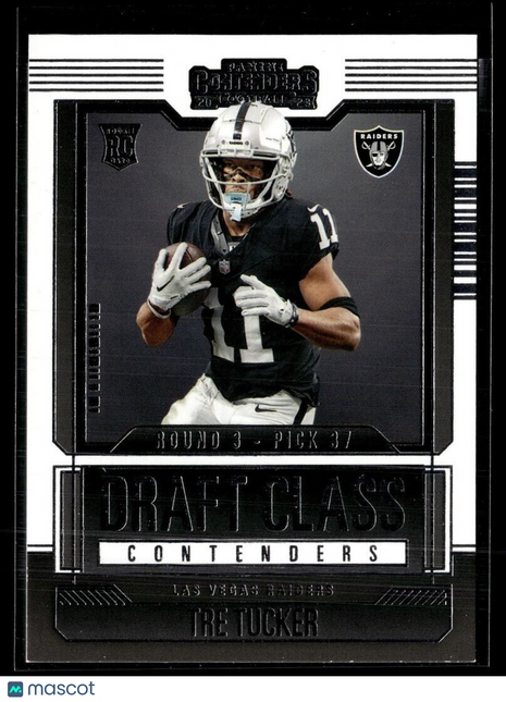 2023 CONTENDERS DRAFT CLASS ROOKIE TRE TUCKER RAIDERS