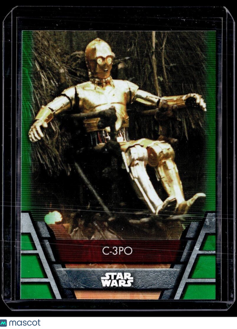 2020 STAR WARS TOPPS HOLOCRON GREEN C-3PO