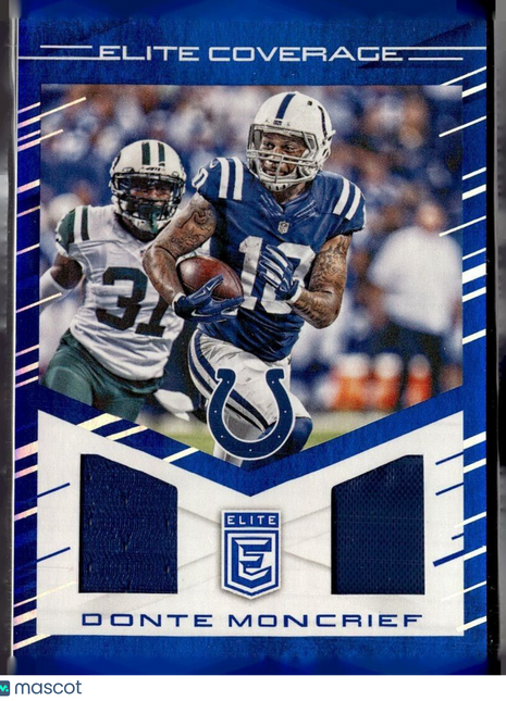 2016 ELITE COVERAGE JERSEY RELIC DONTE MONCRIEF COLTS