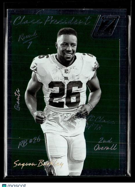 2023 ZENITH CLASS PRESIDENT SAQUON BARKLEY GIANTS