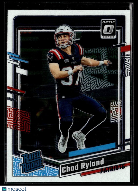 2023 OPTIC RATED ROOKIE CHAD RYLAND PATRIOTS