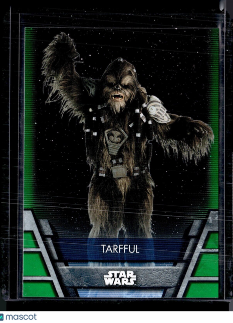 2020 STAR WARS TOPPS HOLOCRON GREEN TARFFUL