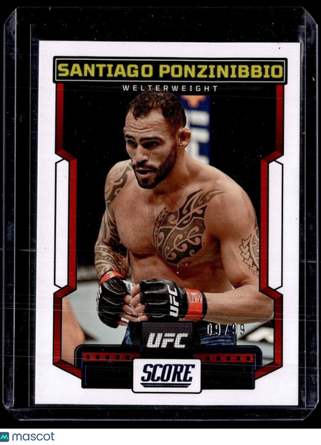 2023 CHRONICLES UFC BLUE /99 SCORE SANTIAGO PONZINIBBIO