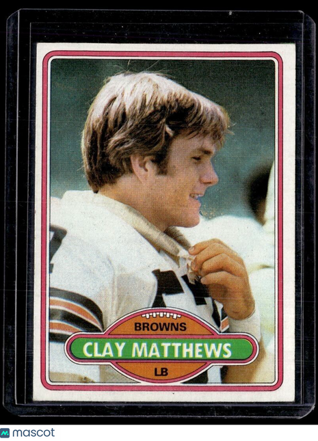 1980 TOPPS CLAY MATTHEWS BROWNS