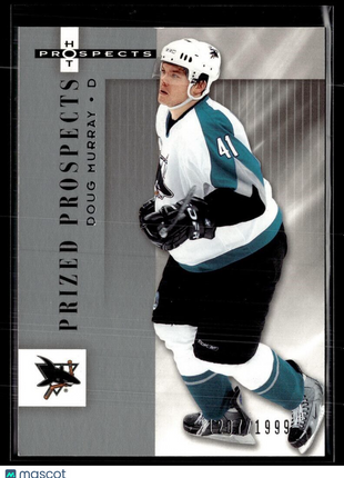 2005-06 HOT PROSPECTS PRIZED PROSPECTS /1999 162 Doug Murray San Jose Sharks