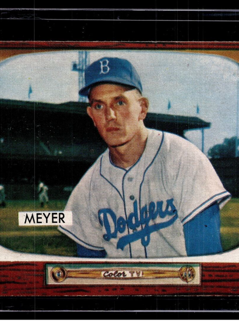 1955 BOWMAN #196 RUSS MEYER DODGERS