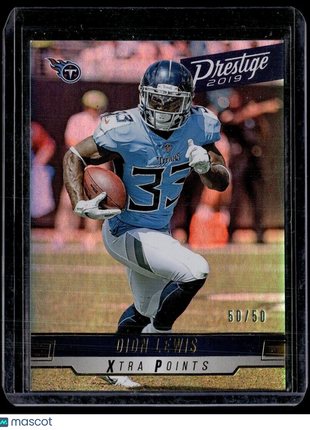 2019 PRESTIGE GOLD XTRA POINS /50 DION LEWIS TITANS