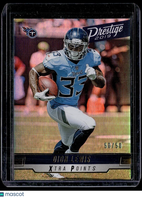 2019 PRESTIGE GOLD XTRA POINS /50 DION LEWIS TITANS