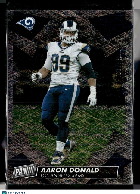 2019 PANINI DAY METALLIC FUR /99 AARON DONALD RAMS