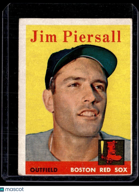 1958 TOPPS #280 JIM PIERSALL RED SOX