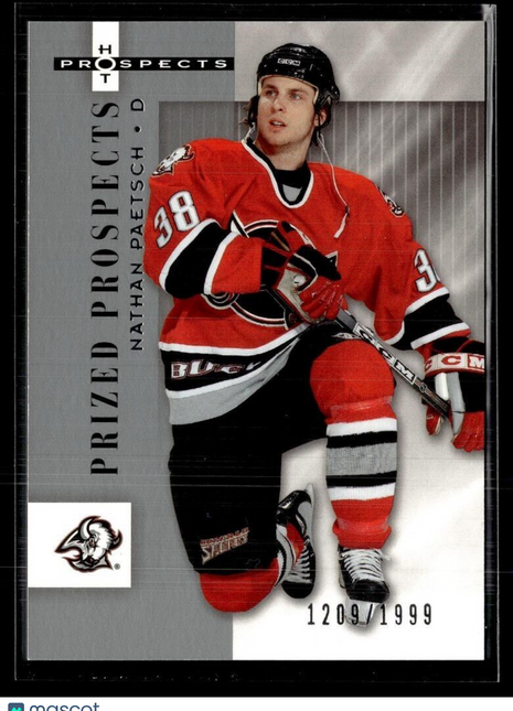 2005-06 HOT PROSPECTS PRIZED PROSPECTS /1999 108 Nathan Paetsch Buffalo Sabres
