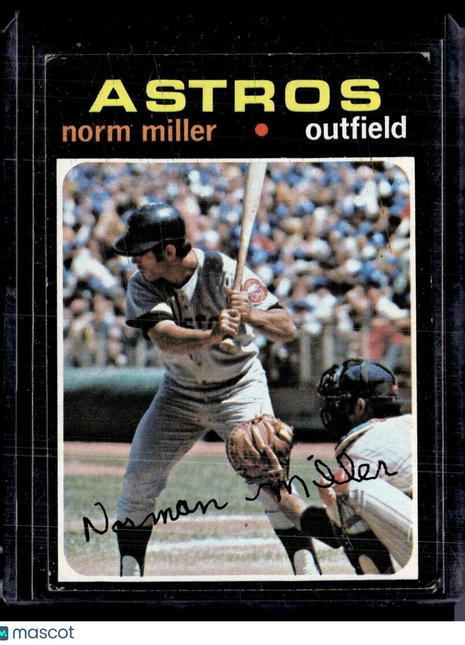 1971 TOPPS #18 NORM MILLER ASTROS