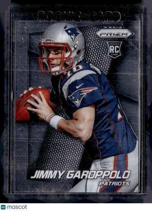 2014 PRIZM ROOKIE 2 HANDS ON BALL JIMMY GAROPPOLO PATRIOTS
