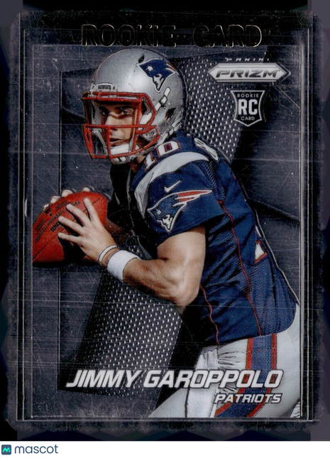 2014 PRIZM ROOKIE 2 HANDS ON BALL JIMMY GAROPPOLO PATRIOTS