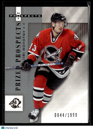 2005-06 HOT PROSPECTS PRIZED PROSPECTS /1999 109 Jiri Novotny Buffalo Sabres