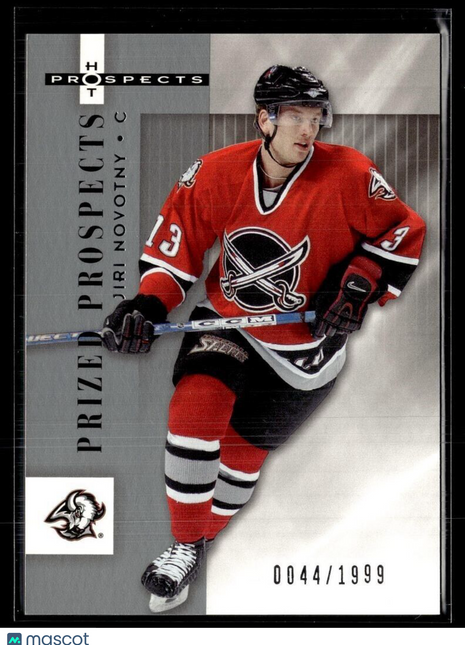 2005-06 HOT PROSPECTS PRIZED PROSPECTS /1999 109 Jiri Novotny Buffalo Sabres