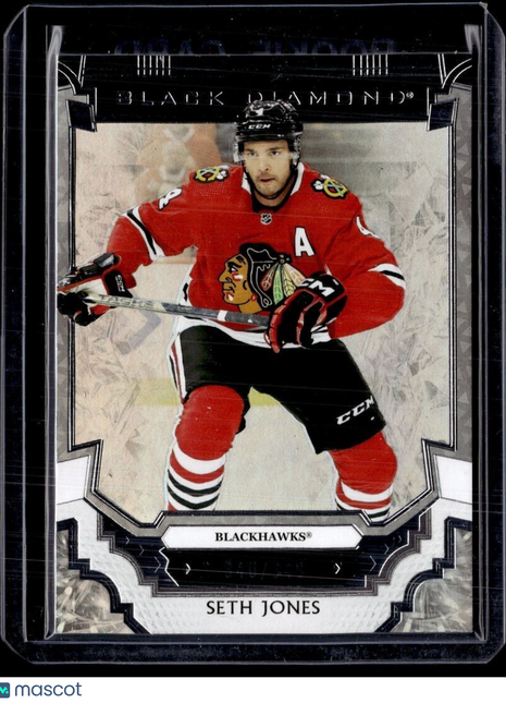 2023-24 UD BLACK DIAMOND BASE /349 SETH JONES BLACKHAWKS