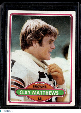 1980 TOPPS CLAY MATTHEWS BROWNS