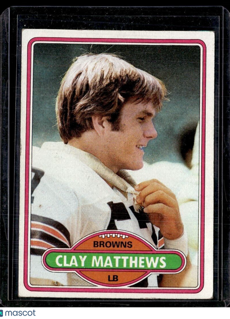 1980 TOPPS CLAY MATTHEWS BROWNS