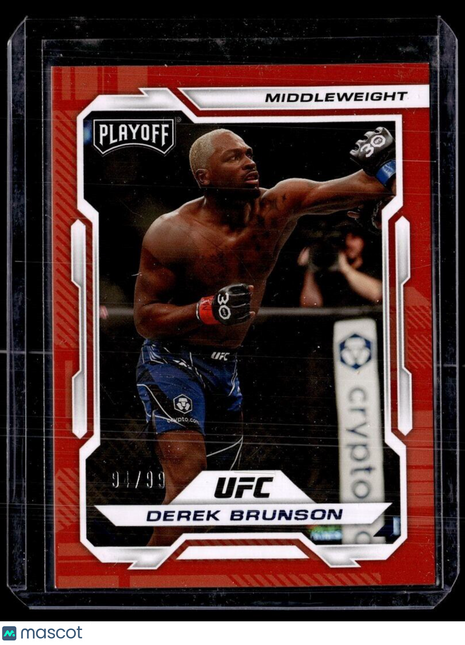 2023 CHRONICLES UFC BLUE /99 PLAYOFF DEREK BRUNSON