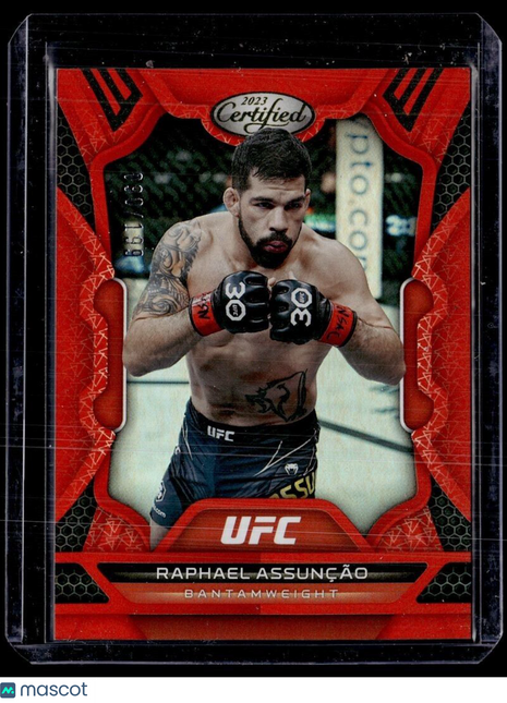 2023 CHRONICLES UFC RED /199 CERTIFIED RAPHAEL ASSUNCAO