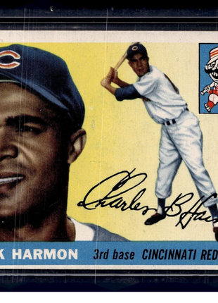 1955 TOPPS #82 CHUCK HARMON REDS