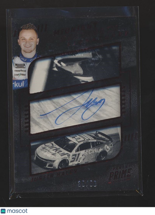 2023 PANINI PRIME RACING RED MIDNIGHT SHADOWBOX /50 AUTO JUSTIN HALEY