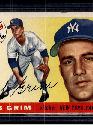 1955 TOPPS #80 BOB GRIM YANKEES