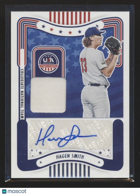 2024 STARS STRIPES COL NAT TEAM JERSEY AUTO HAGEN SMITH