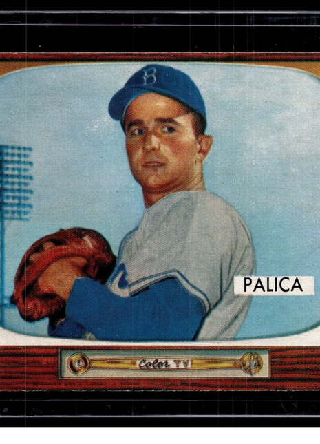 1955 BOWMAN #195 ERV PALICA DODGERS