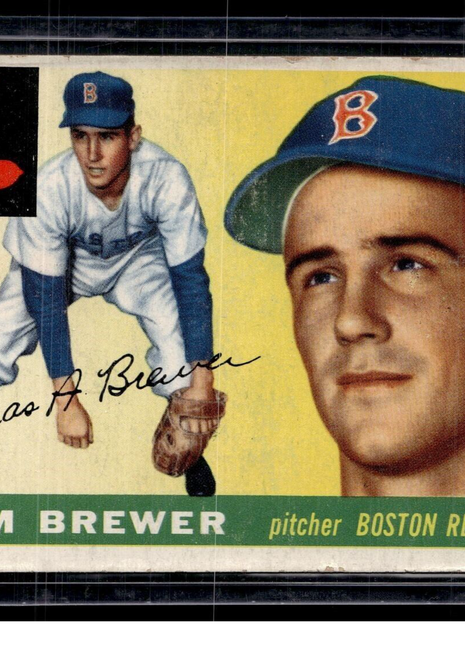 1955 TOPPS #83 TOM BREWER RED SOX