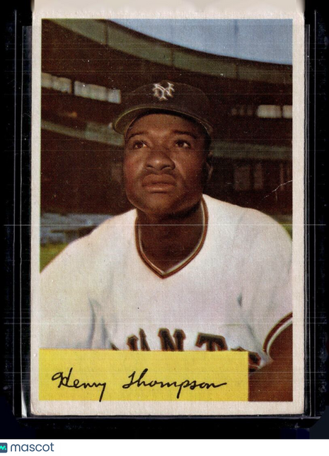 1954 BOWMAN #217 HENRY THOMPSON GIANTS