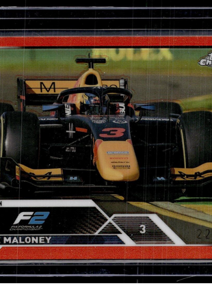 2023 TOPPS CHROME FORMULA 1 F1 ORANGE /25 ZANE MALONEY