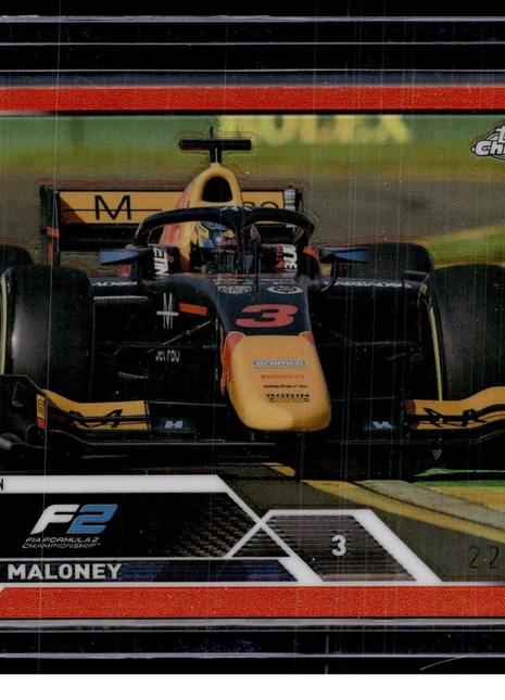 2023 TOPPS CHROME FORMULA 1 F1 ORANGE /25 ZANE MALONEY