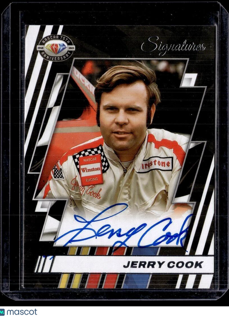 2023 DONRUSS RACING SIGNATURES AUTO JERRY COOK