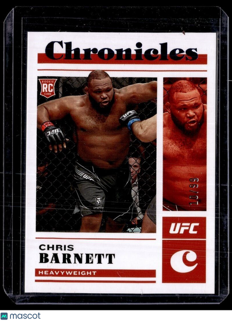 2023 CHRONICLES UFC BLUE /99 ROOKIE CHRIS BARNETT