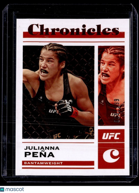 2023 CHRONICLES UFC RED /199 JULIANNA PENA