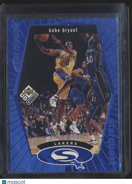1998-99 UD CHOICE BLUE STARQUEST KOBE BRYANT LAKERS
