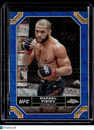 2024 TOPPS CHROME UFC BLUE WAVE /75 RAFAEL FIZIEV