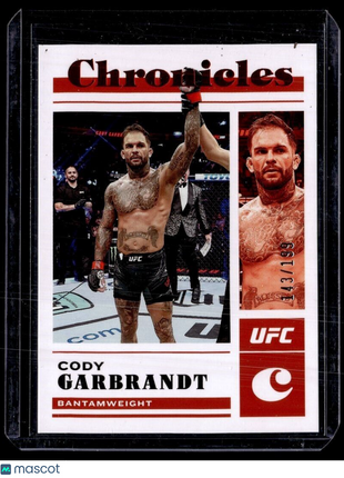 2023 CHRONICLES UFC RED /199 CODY GARBRANDT