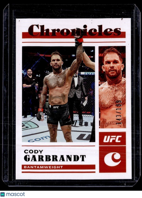 2023 CHRONICLES UFC RED /199 CODY GARBRANDT