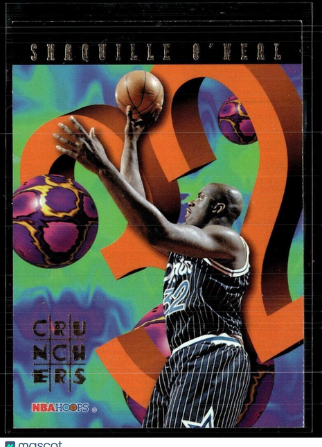 1995-96 NBA HOOPS CRUNCHERS SHAQUILLE O'NEAL MAGIC