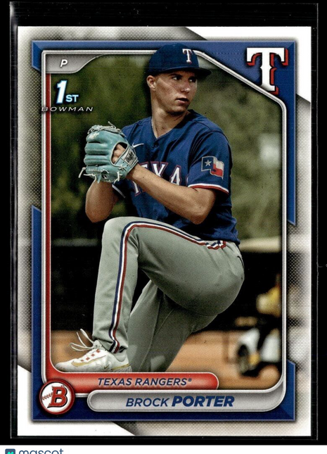 2024 BOWMAN 1ST PROSPECT BP-36 Brock Porter Texas Rangers