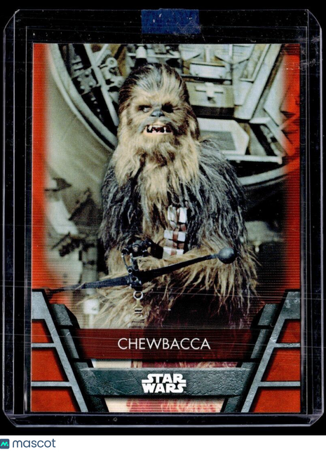 2020 STAR WARS TOPPS HOLOCRON ORANGE CHEWBACCA
