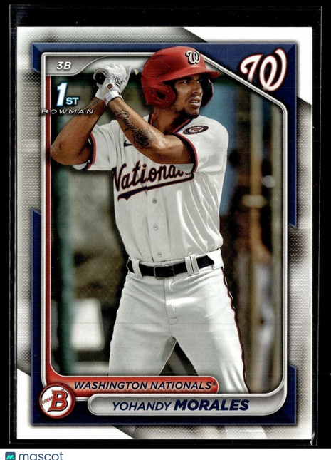 2024 BOWMAN 1ST PROSPECT BP-52 Yohandy Morales Washington Nationals