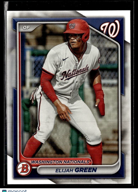 2024 BOWMAN BP-72 Elijah Green Washington Nationals