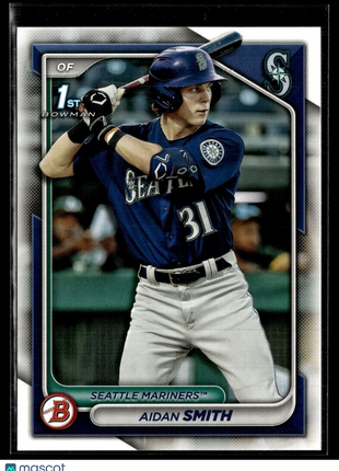 2024 BOWMAN 1ST PROSPECT BP-45 Aidan Smith Seattle Mariners